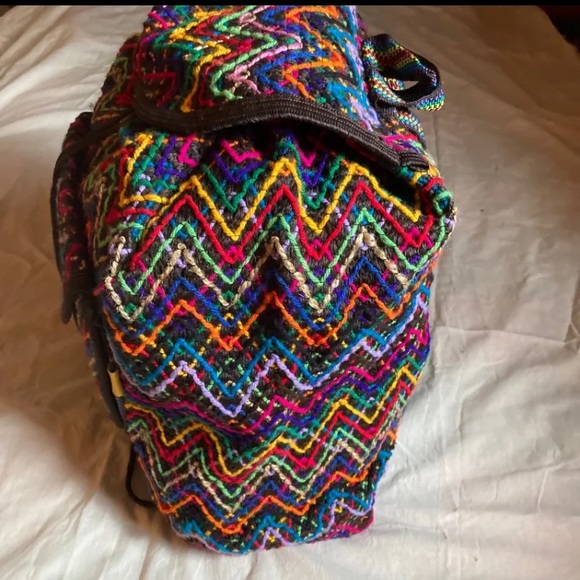 Bohemian colorful backpack - Picture 4 of 5